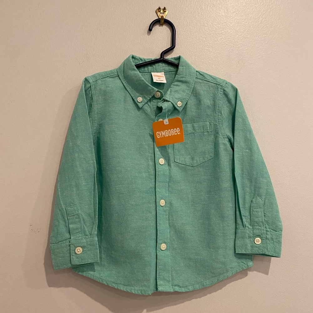 NWT - Gymboree Long-Sleeve Button Down 2T